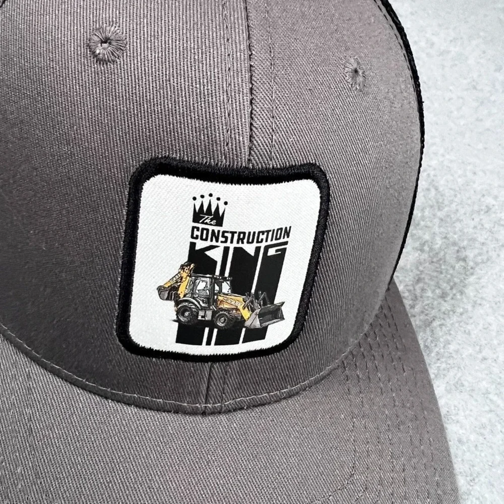 CASE Construction SnapBack Hat Cap Black Mesh Construction Embroidered NEW - Picture 3 of 8